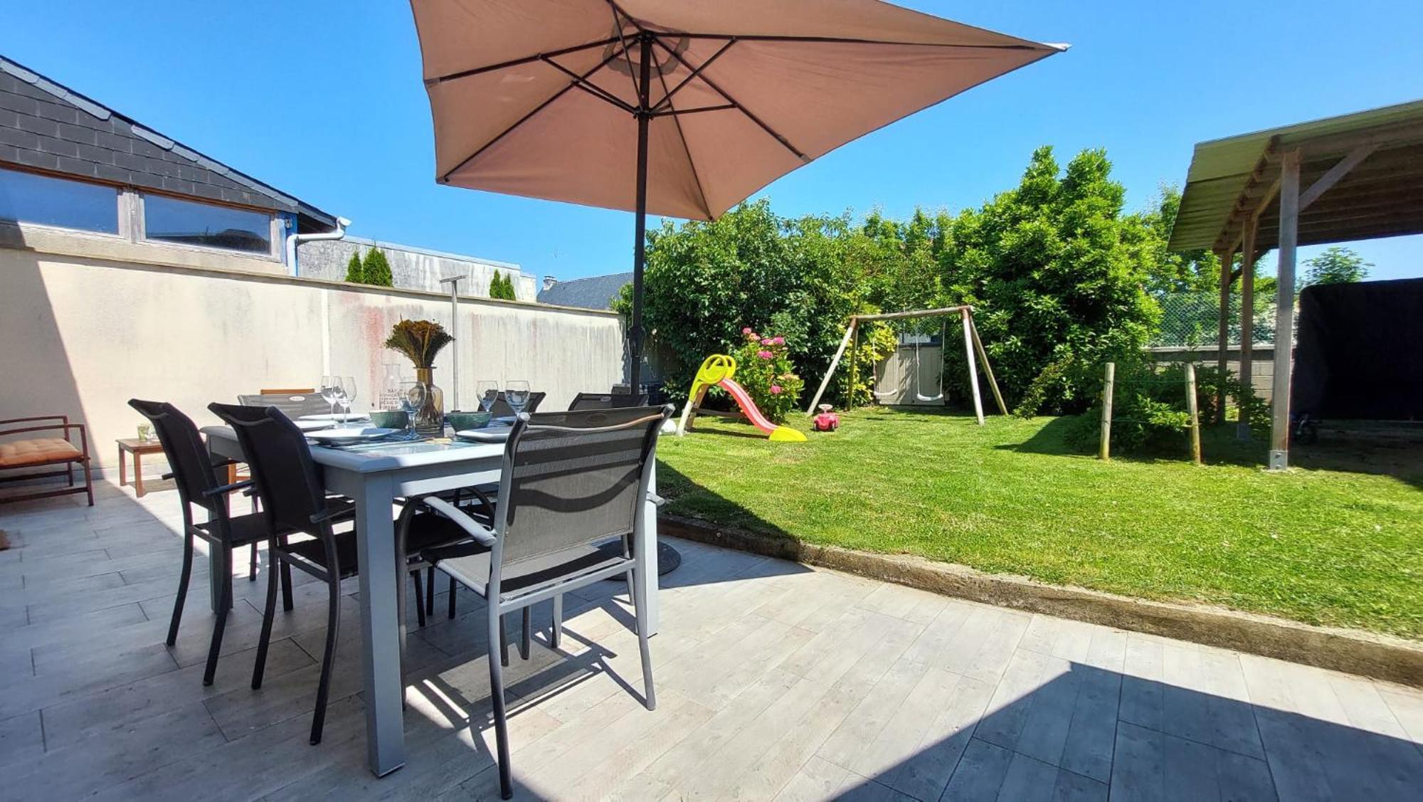 Le So Wild, Maison Avec Jardin Clos, Terrasse Amenagee, 5 Mn A Pied Commerce, Terrain De Tennis, A 800 M De La Plage D'Omaha Beach Jeux Arcade, Jouets, Materiel Jeunes Enfants Enfants, Table Ping-Pong Вьервиль-сюр-Мер Экстерьер фото