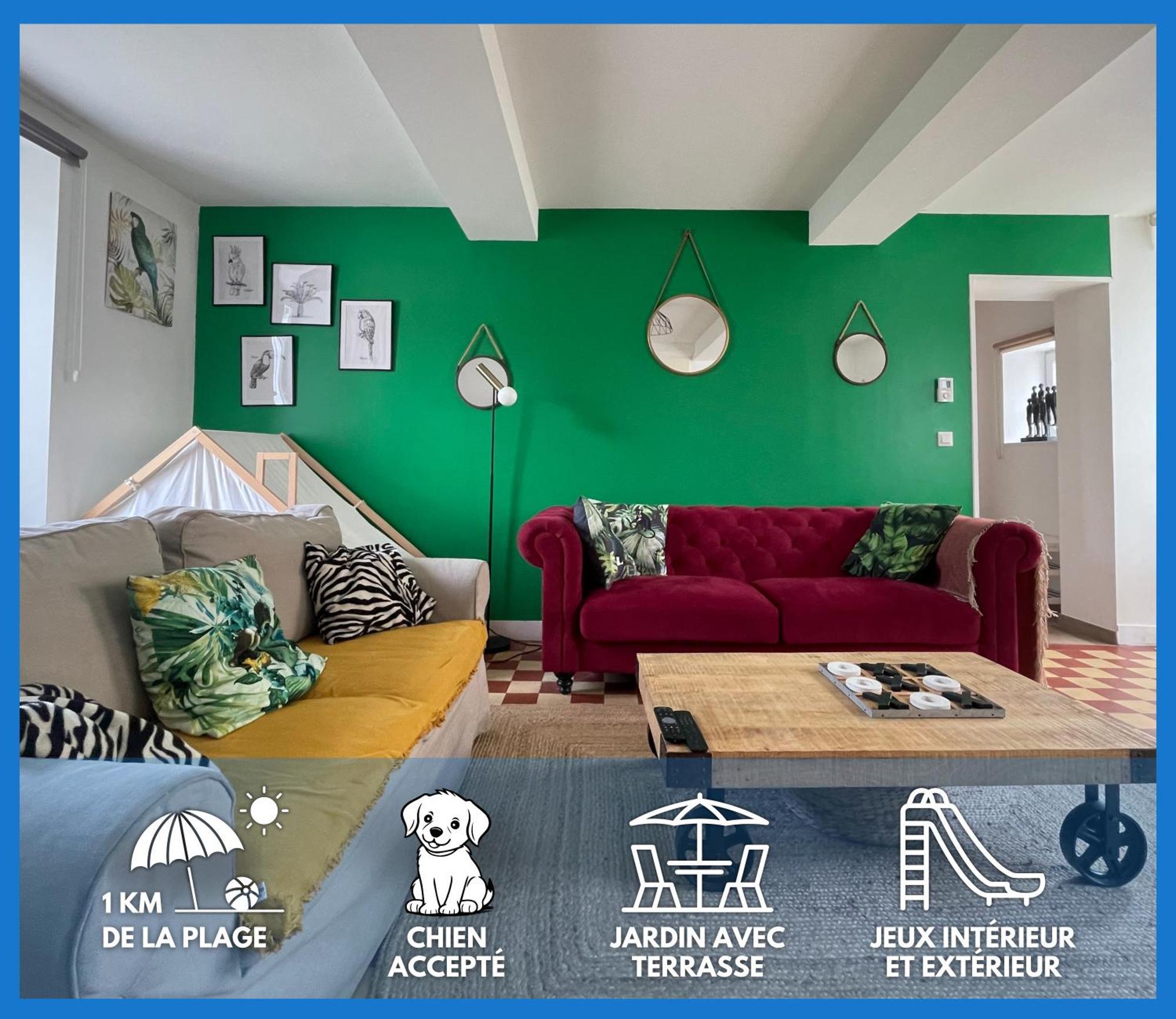 Le So Wild, Maison Avec Jardin Clos, Terrasse Amenagee, 5 Mn A Pied Commerce, Terrain De Tennis, A 800 M De La Plage D'Omaha Beach Jeux Arcade, Jouets, Materiel Jeunes Enfants Enfants, Table Ping-Pong Вьервиль-сюр-Мер Экстерьер фото